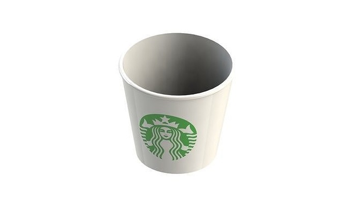 starbucks café copo 110 ml cafeteria cozinha bebida comida diversos casa jantar 3d print model - Mito3D