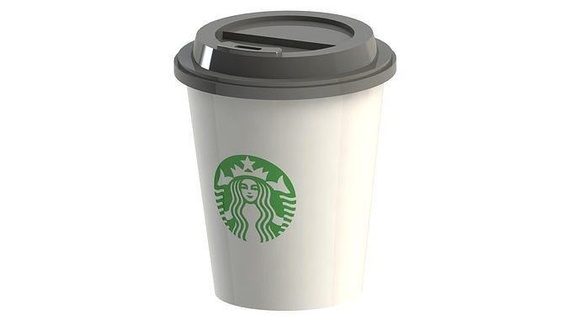 starbucks coffee cup 250 ml coffee cup cafe drink kitchen food miscellaneous house dining kitchen dining  3d print model - Mito3D