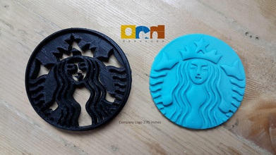 starbucks logo house coffee cake cookie cutter biscuit dessert pastry chocolate baked goodies shortbread kitchen dining 3d print model - Mito3D