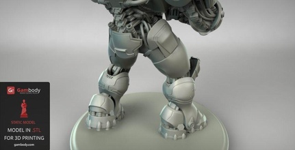 starcraft fusilier robot cyborg machinerie futur futuriste loisir diy main outils 3d print model - Mito3D