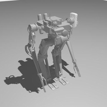 champ 39 étoiles vasco cré fan robot machinerie futuriste technologie personnage jeu mécanique étoile futur compagnon Bethesda PNJ Jeux imprimable impression jouets 3d print model - Mito3D