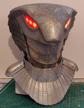 stargate serpente guardia cosplay 3d stampa modello giaffa sci fi scifi tronxy costume casco egitto moda apophis verde acqua indossabile sg 1 3d print model - Mito3D