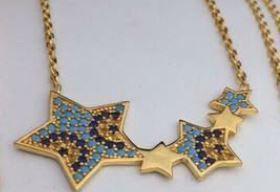 stars necklaces jewelry designer star cad cam 3d print model - Mito3D