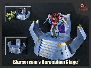 starscream coroação palco transformadores filme jogos brinquedos 3d print model - Mito3D