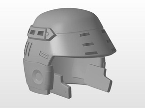 nave estelar soldados móvel infantaria mi capacete moda 3d print model - Mito3D