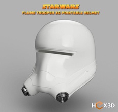 starwars chama trooper 3d imprimíveis de capacete a arte cosplay impresso wearable traje flametrooper varreduras réplicas verifica 3d print model - Mito3D
