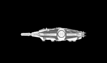guerres étoiles millénaire faucon science fiction espace navire conception personnage jeu film sci jeux jouets 3d print model - Mito3D