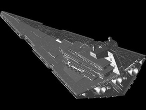 guerre stellari stella distruttore passatempo spazio industriale opera d'arte arte film design corazzata sf scifi navicella spaziale lavori solidi giochi giocattoli 3d print model - Mito3D