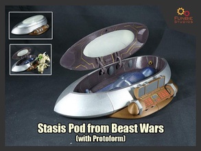 stasis pod transformers beast wars games toys 3d print model - Mito3D
