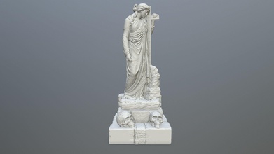 estátua 5 de pedra idade ruína coluna pilar roma sculp escultural escultura estatuária efígie do busto jogos brinquedos jogo os acessórios 3d print model - Mito3D