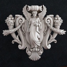 heykel athena ilham perisi tanrıça başak antik vücut mimari takı yüzük kolye yunan rokoko büst melek din süslü kalıplama efsane kanatlar kadın sanat heykeller 3d print model - Mito3D