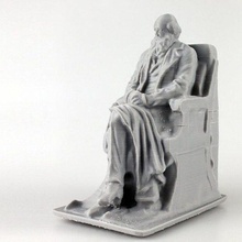 statue Charles Darwin XIXe siècle évolution stl art sculptures 3d print model - Mito3D