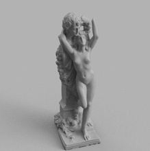 statue zeitgenössisch griechisch uralt marmor zahl skulptur monument stein kunst figur alt skulpturen 3d print model - Mito3D