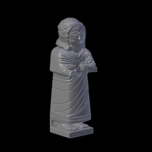 estatua del rey hitita mutallu modelo 3d art antiguo bestia decoración de la diseño figura estatuilla mito realista esculpir escultura las esculturas esfinge 3d print model - Mito3D