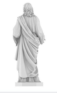 estatua Jesús católico giesu escultura Arte esculturas 3d print model - Mito3D