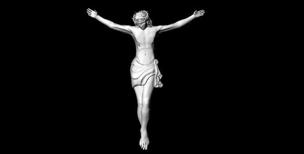 statua Gesù arte corpo figura uomo gioielleria ciondoli 3d print model - Mito3D