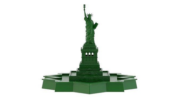 estatua libertad 2 3d impresión antorcha escultura Estados Unidos America York dama imprimible decoración stl interior real Arte esculturas 3d print model - Mito3D