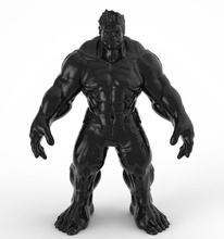 estatueta de hulk a arte marvel herói brinquedo o cinema esculturas 3d print model - Mito3D