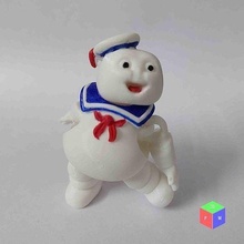 stay puft toy - ghostbusters cartoon character flexi articulated bubblehead funk pop stl 3d printing no suppoert quick cute games toys 3d print model - Mito3D