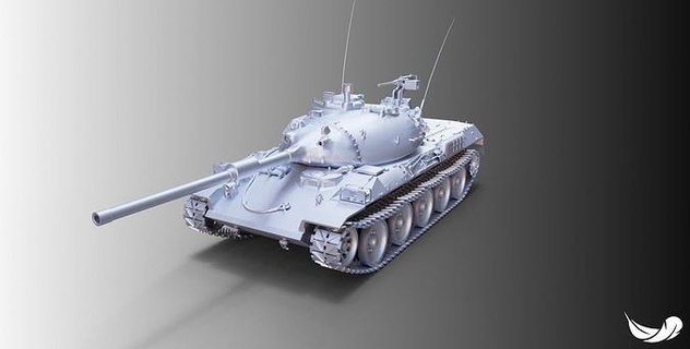 stb 1 type 64 Panzer 3d Modell fbx stl Militär Fahrzeug Waffe Spiel Spiele Gewehr Spielzeuge 3d print model - Mito3D