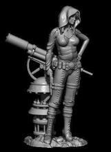 steampunk3 art mujer carácter femenino steampunk 3dprint las esculturas 3d print model - Mito3D