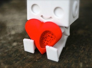 steampunk corazón amor símbolo engranajes arte esculturas 3d print model - Mito3D
