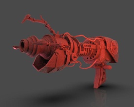 steampunk portal tabanca yüksek 3dprinting gerçekçi kostüm oyunu i̇ngiltere fantezi bilimkurgu edebiyat kitabın silah buhar gameart yazdır vermek cg poli oyunlar oyuncaklar 3d print model - Mito3D