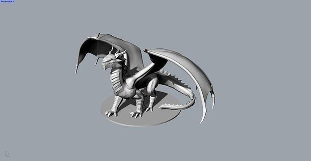 çelik Ejderha canavar avcı hayvan karakterler oyun yazdırılabilir heykel dekoratif cin büyücü örgü elektronik fantezi karakter Bilim yaratık mühendislik hobi kendin yap mekanik parçalar 3d print model - Mito3D