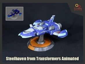 steelhaven transformers animated iconic ships series games toys 3d print model - Mito3D