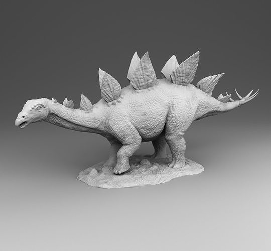 stégosaure dinosaures âge pierre mésozoïque Christ 3dmodels 3dprinting Jeux jouets 3D print model - Mito3D