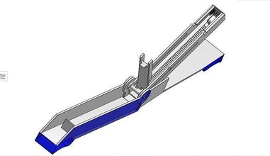 stepler equipment steel clip metallic science engineering 3d print model - Mito3D
