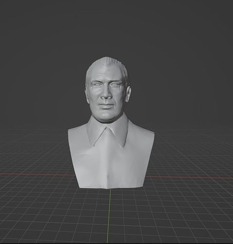 Steven Seagal amerikanisch Russisch Darsteller kriegerisch Künstler Filmemacher Michael Shannon Theater Direktor Hollywood Kunst Skulpturen 3D print model - Mito3D