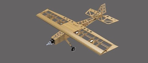 stick 40 rc airplane laser cut parts assembly wood rcairplane ultrastick stickairplane lasercutmodel rcmodel stick40 modelairplane balsaairplane hobby diy 3d print model - Mito3D