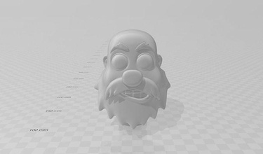 puzzolente pete testa sciocco pixar storia disney giocattolo giochi giocattoli 3d print model - Mito3D