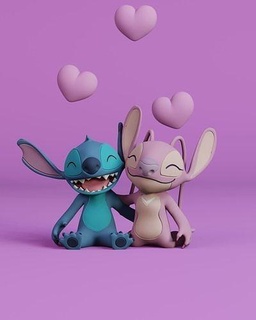 stitch angel game toy action pokemon anime japan tokio cartoon art manga cute home collectible sculpture character lilo disney games toys 3d print model - Mito3D