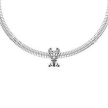 cucire fascino pandora braccialetti pandoracharm gioiello gioielleria 3dprint argento oro moda pendente diamante braccialetto gemma lusso prototipazione design stampabile ciondoli 3d print model - Mito3D