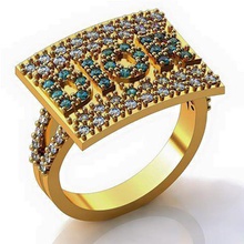 stl 3d anel 012 jóias originalmente diamante gem precioso anéis 3d print model - Mito3D