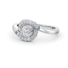 stl file diamond engagement ring gold jewelry platinum luxury shining carat precious accessory printable fashion brilliant silver wedding gem beauty bracelet sapphire rings 3d print model - Mito3D