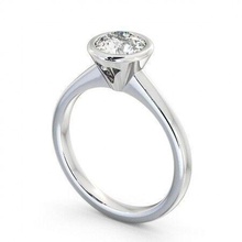 stl fichier engagement bague couper diamant bijoux précieux romance luxe imprimable mariage platine gemme bijou brillant mode sterling argent 3d print model - Mito3D