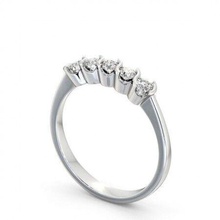 stl expediente platino brillante matrimonio compromiso precioso joya lujo cromo plata imprimible accesorio joyería anillo diamante anillos acero quilate 3d print model - Mito3D
