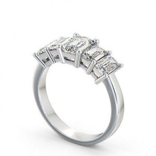 stl fichier platine engagement mariage or brillant accessoire précieux bijoux carat diamant bague bijou imprimable argent luxe gemme doigt anneaux 3d print model - Mito3D