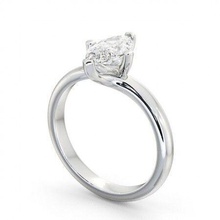 stl fichier platine brillant mariage engagement précieux gemme luxe chrome argent imprimable bijou accessoire bijoux bague diamant anneaux romance 3d print model - Mito3D