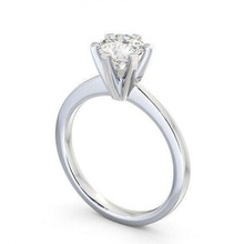 stl expediente solitario diamante compromiso anillo oro platino brillante matrimonio precioso joya lujo cromo plata imprimible accesorio joyería anillos 3d print model - Mito3D