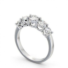 stl expediente roca diamante compromiso anillo oro platino brillante matrimonio precioso joya lujo cromo plata imprimible accesorio joyería anillos acero 3d print model - Mito3D