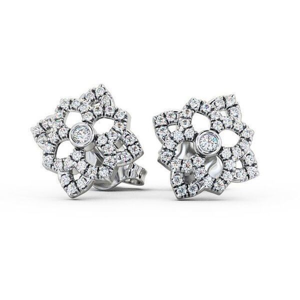 stl fichier platine brillant mariage engagement précieux gemme luxe chrome argent imprimable bijou accessoire bijoux bague diamant anneaux boucles d'oreilles 3D print model - Mito3D