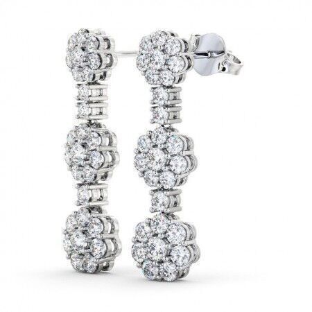 stl file platino splendente matrimonio Fidanzamento prezioso gemma lusso cromo argento brillante stampabile gioiello accessorio gioielleria squillare diamante anelli orecchini 3D print model - Mito3D