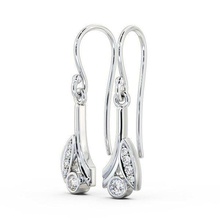 stl expediente diamante pendientes platino brillante matrimonio compromiso precioso joya lujo cromo plata imprimible accesorio joyería anillo anillos aretes 3d print model - Mito3D