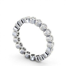 stl expediente platino brillante matrimonio compromiso precioso joya lujo cromo plata imprimible accesorio joyería anillo diamante anillos acero 3d print model - Mito3D