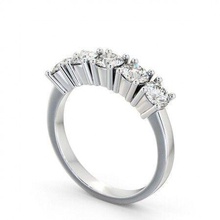 stl file platinum shining marriage engagement precious gem luxury chrome silver brilliant printable jewel accessory jewelry ring diamond rings steel 3d print model - Mito3D