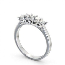 stl expediente roca diamante compromiso anillo oro platino brillante matrimonio precioso joya lujo cromo plata imprimible accesorio joyería anillos acero 3d print model - Mito3D